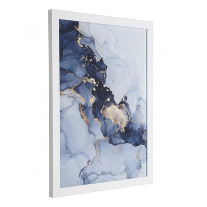 CUADRO ROBERVAL ESTAMPADO MARCO BLANCO 330X430