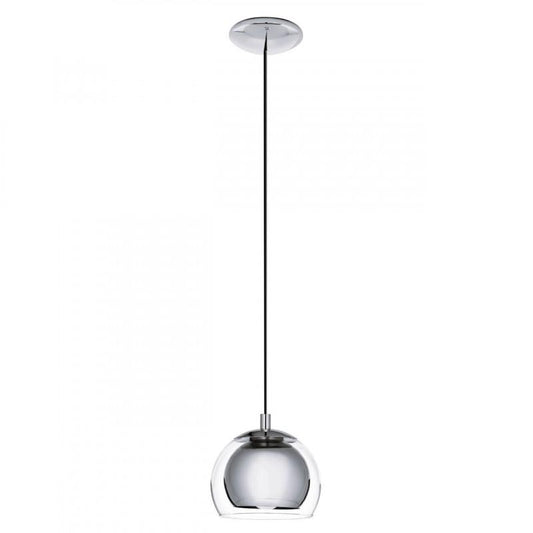 ROCAMAR LAMP COLG ACERO CROMO H1100 DM190 E27 1X40W
