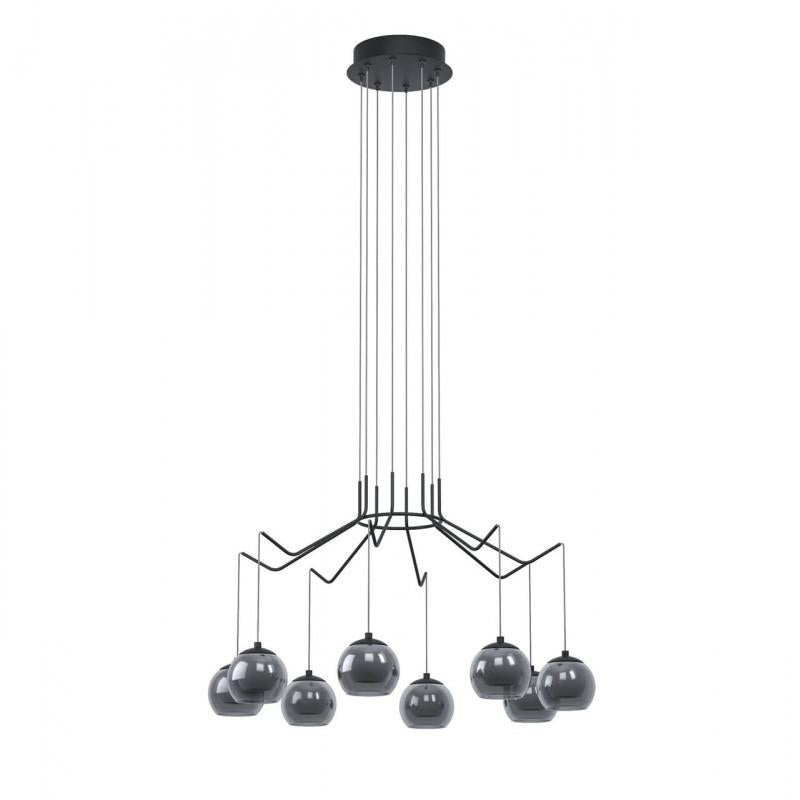ROVIGANA  COLG ACERO NEGRO H1210 DM670 LC 8X3 3W DIM