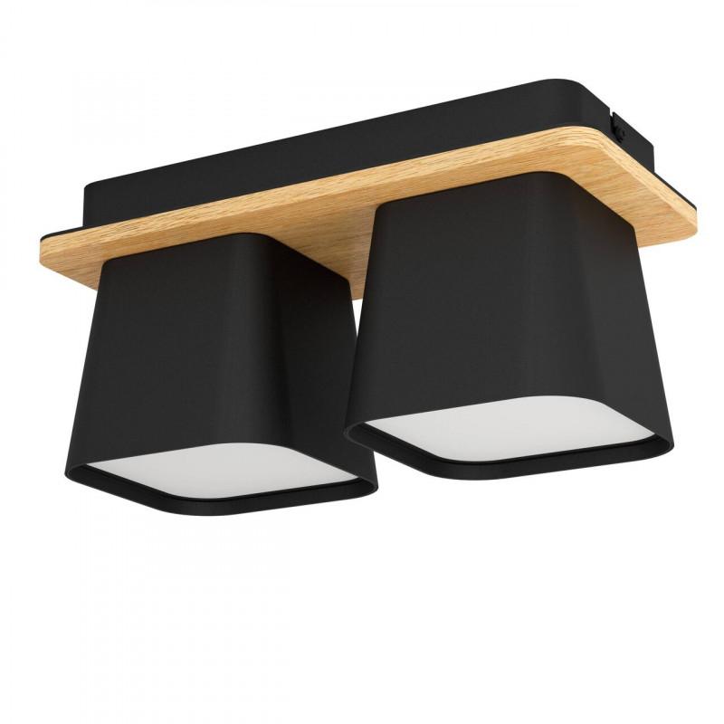 RUSCIO TECHO ACERO MADERA  CAF L310 H150 E27 2X40W
