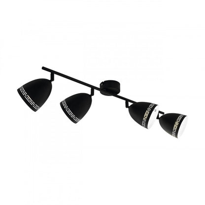 SABATELLA LAMP FOCO ACERO NEGRO  L820 H215 E14 4X40W