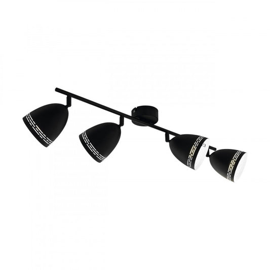 SABATELLA LAMP FOCO ACERO NEGRO  L820 H215 E14 4X40W