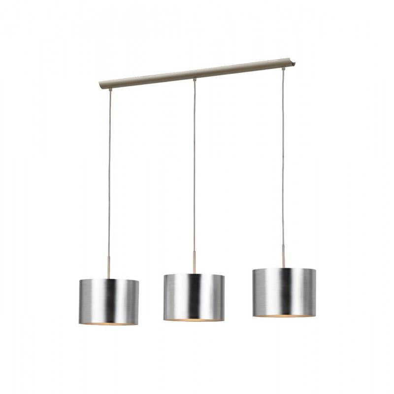SAGANTO COLG ACERO NÍQUEL SATINADO L1030 H1100 E27 3X60W