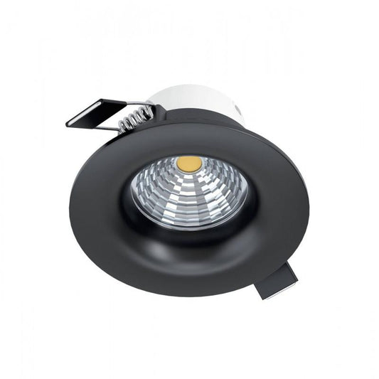 SALICETO FOCO EMP CURVO NEGRO DM88 2700K BA50° 380lm DIM