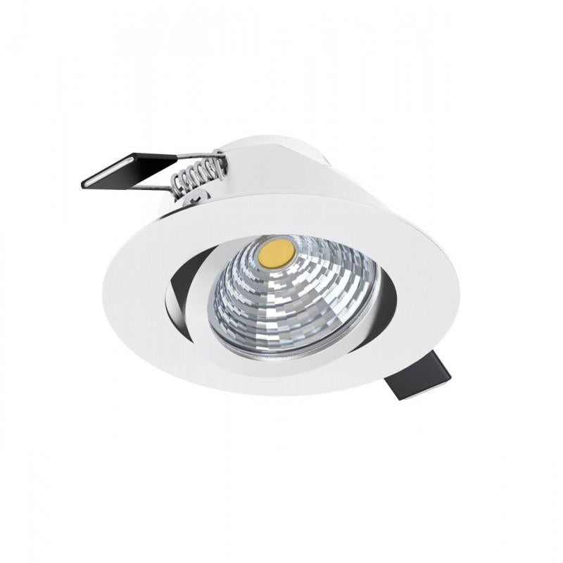 SALICETO FOCO EMB ALU BLANCO DM88 2700K BA50° 380lm DIM