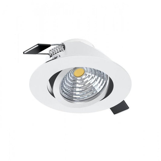SALICETO FOCO EMB ALU BLANCO DM88 2700K BA50° 380lm DIM