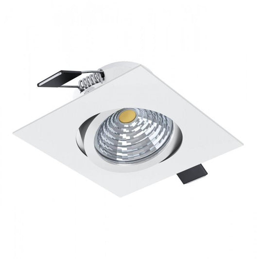 SALICETO FOCO EMB ALU BLANCO 88X88 2700K BA50ø 380lm DIM