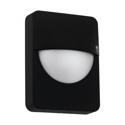SALVANESCO APLIQUE ALUM NEGRO L180 H240 E27 1X28W IP44