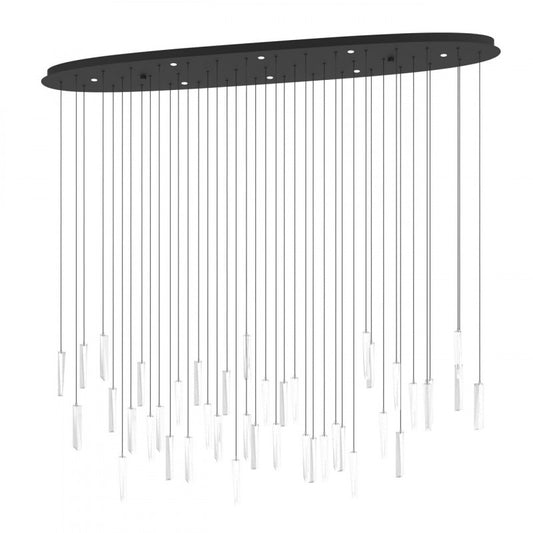 SARDENARA COLG ACERO NEGRO L15,48 H260 DM1500 4080lm 8X5,4W