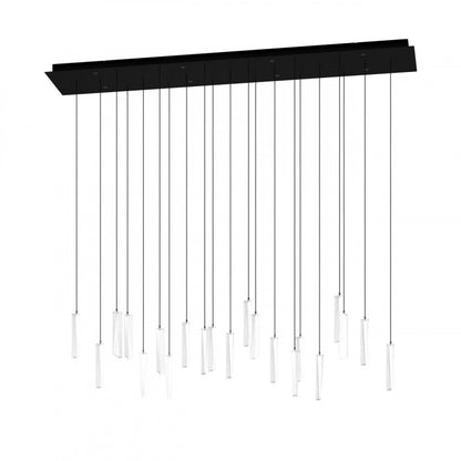 SARDENARA TECHO ACERO NEGRO L1170 H1100 3000K LED 4080lm
