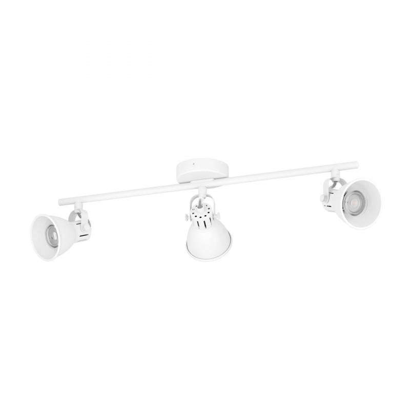 SERAS 1  FOCO ACERO BLANCO L595 GU10 3X3 3W