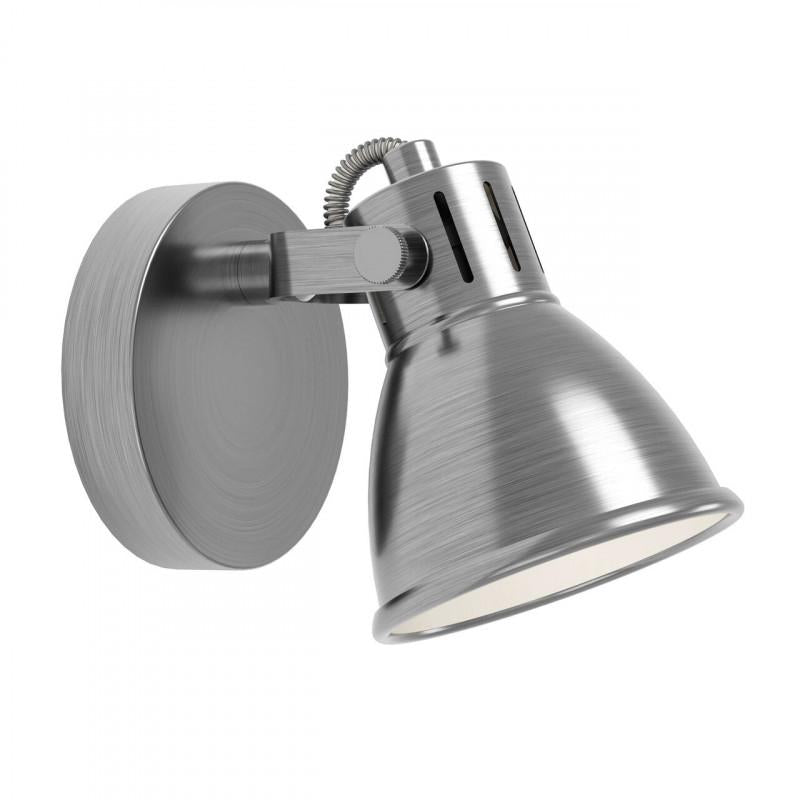 SERAS FOCO ACERO NIQ MATE ENVEJ DM100 1X3,3W GU10 LED 240lm
