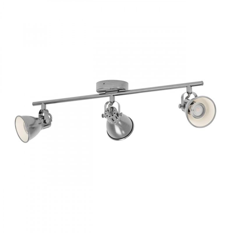SERAS LAMP FOCO ACERO CROMO L595 GU10 3X3 3W