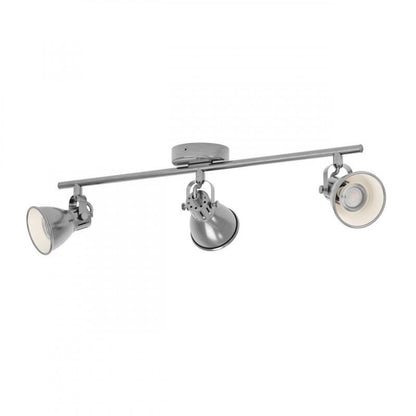 SERAS LAMP FOCO ACERO CROMO L595 GU10 3X3 3W