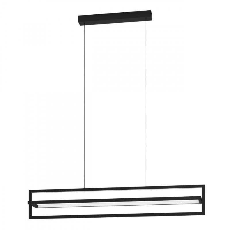 SIBERIA COLG ACERO NEGRO L780 H1100 3545K LED 4500lm