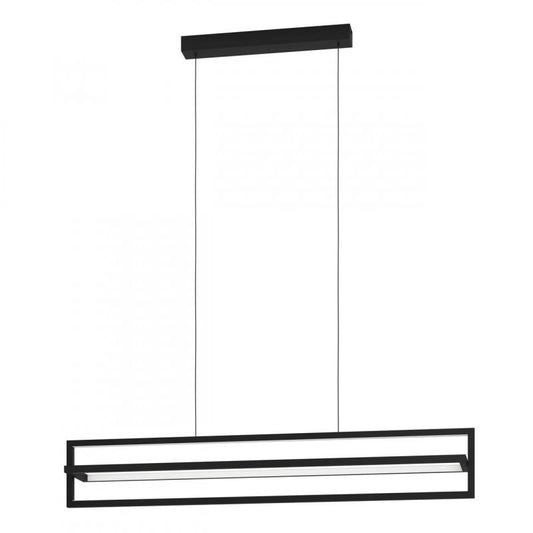 SIBERIA COLG ACERO NEGRO L780 H1100 3545K LED 4500lm