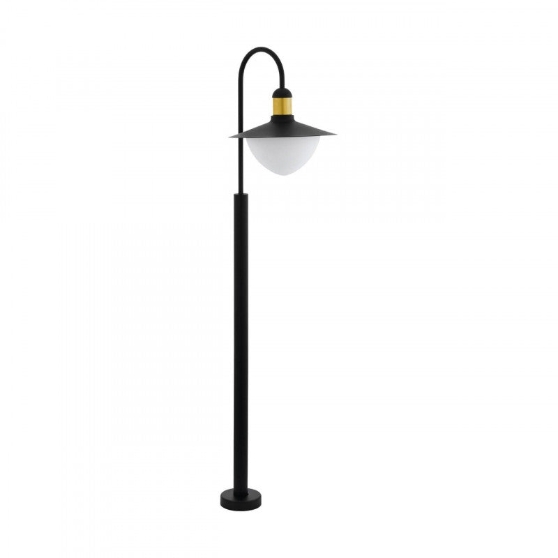 SIRMIONE FAROL POSTE EXT ACER ZINCAD NEG DOR H1200 1X60W E27
