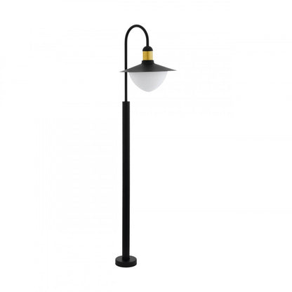 SIRMIONE FAROL POSTE EXT ACER ZINCAD NEG DOR H1200 1X60W E27