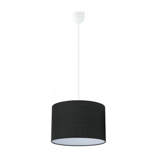SITIA LAMP COLG PLASTICO NEGRO H1380 DM290 E27 1X60W IP20
