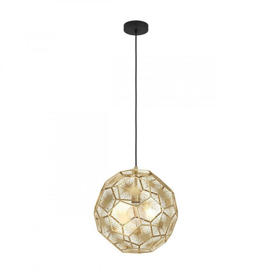 SKOURA COLG  ESFERA DORADA DECO DM410 1X40W E27