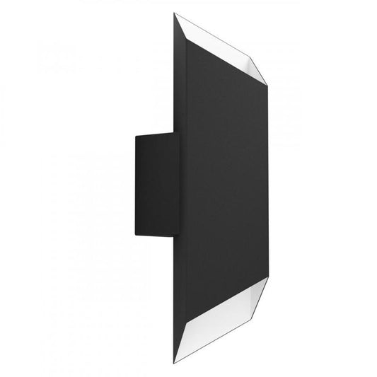 SPIAZZINA APLIQUE ACERO 80X355 3000K LED 360lm 2X2,5W IP55