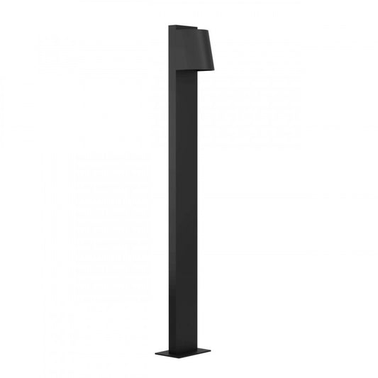 STAGNONE PED/EX ALUM ACERO NEGRO L100 H1000 GU10 1X4,6W IP54