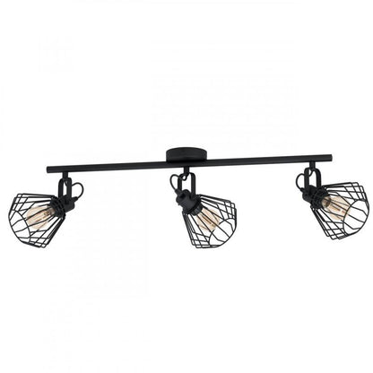 TABILLANO FOCO SP VINTAGE ACERO NEGRO L775 3X40W E27