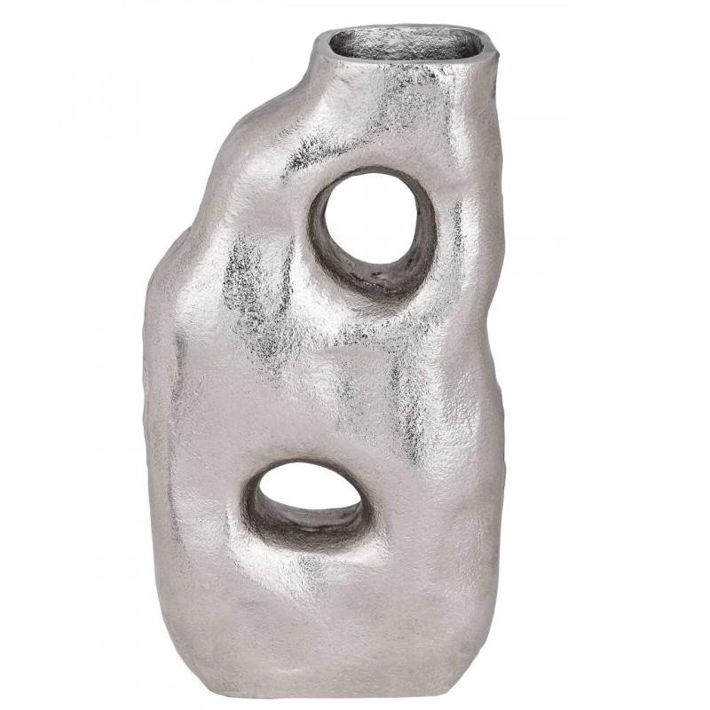 TADOUSSAC JARRÓN DE METAL NIQUEL L135 H250 DM0