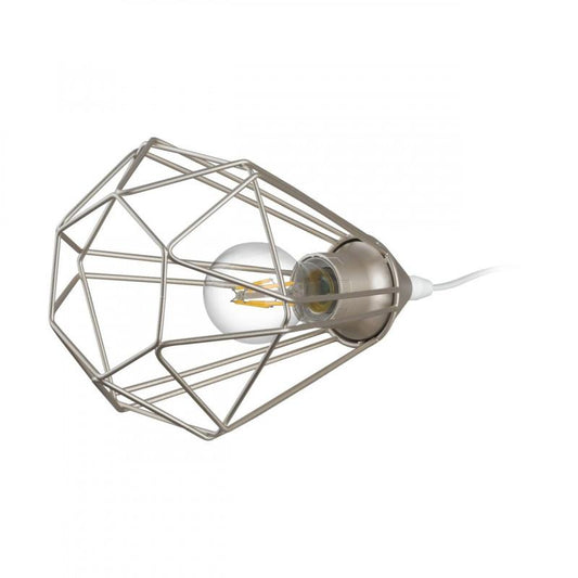 TARBES 2 LAMP SOBREMESA ACERO CHAMPAN H265 DM175 1
