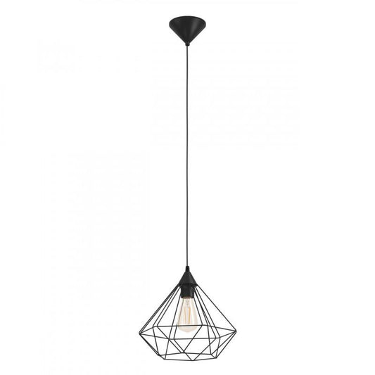 TARBES LAMP COLGANTE VINTAGE ACERO NEGRO DM325 1X60W E27