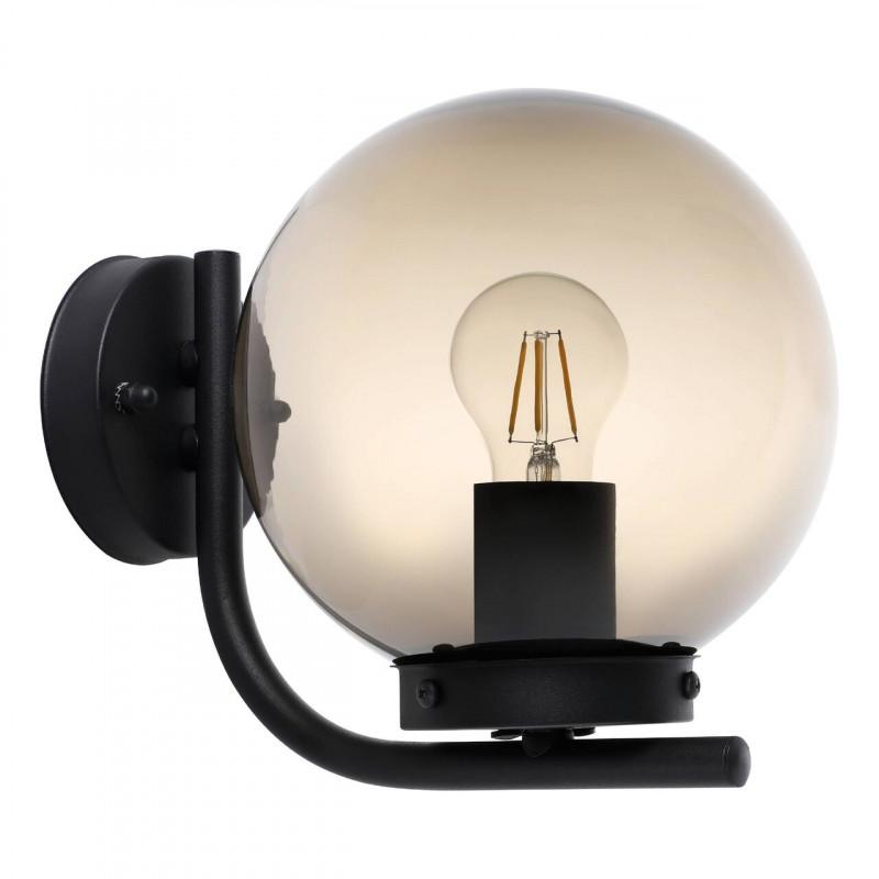 TAVERNA APLIQUE ACERO ZINC NEGRO L200 H230 E27 1X28W IP44