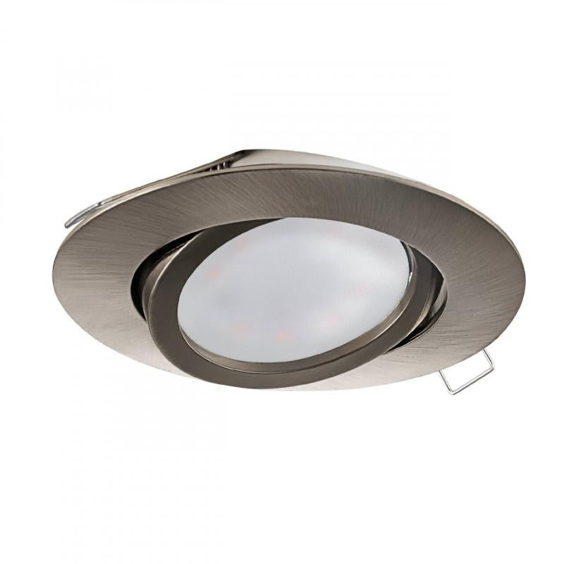 TEDO FOCO EMBUTIDO SATIN NIQUEL DM80 1X5W GU10 LED 400lm