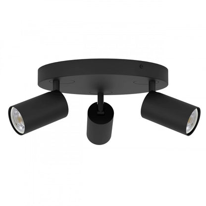 TELIMBELA-Z FOCO ACERO NEGRO L0 H97 DM250 GU10 3X4,9W IP20
