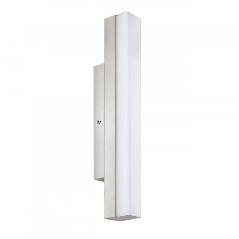 TORRETTA APLIQUE SATIN NIQUEL L350X75 LC 8W LED 770lm IP44