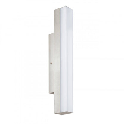 TORRETTA APLIQUE SATIN NIQUEL L350X75 LC 8W LED 770lm IP44