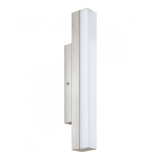 TORRETTA APLIQUE SATIN NIQUEL L350X75 LC 8W LED 770lm IP44