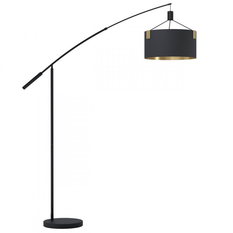 TORTOLA 1 PIE ACERO NEGRO L1830 H2030 E27 3X40W IP20