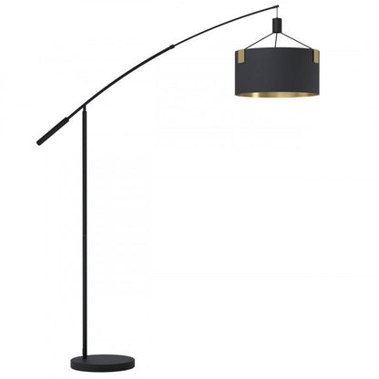 TORTOLA 1 PIE ACERO NEGRO L1830 H2030 E27 3X40W IP20