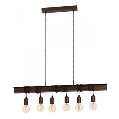 TOWNSHEND 4 LAMP COLG ACER CAFÉ L1005 6X60W E27