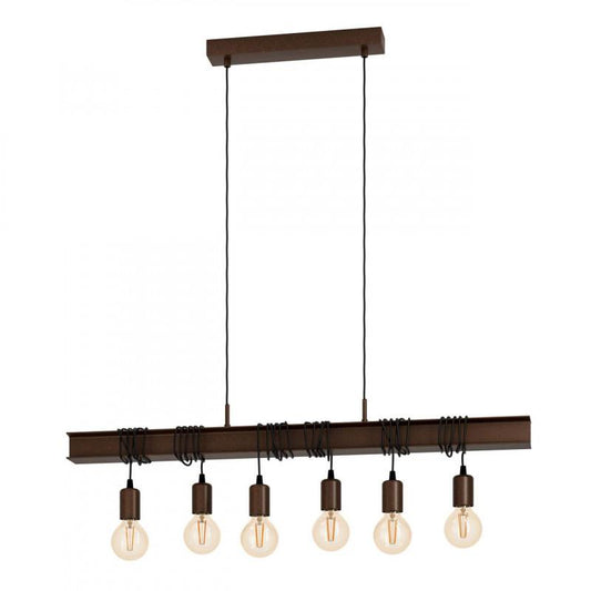 TOWNSHEND 4 LAMP COLG ACER CAFÉ L1005 6X60W E27
