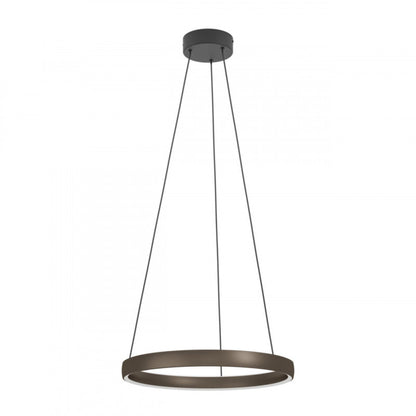 TRABUCO COLG ALUM ACERO CAFÉ H1500 DM550 2265K LED IP20