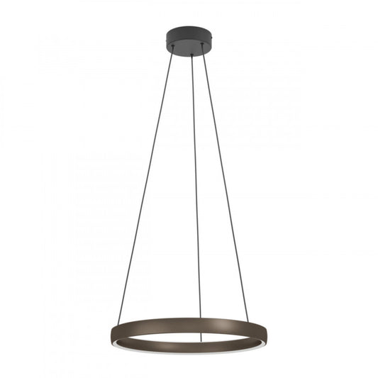 TRABUCO COLG ALUM ACERO CAFÉ H1500 DM550 2265K LED IP20