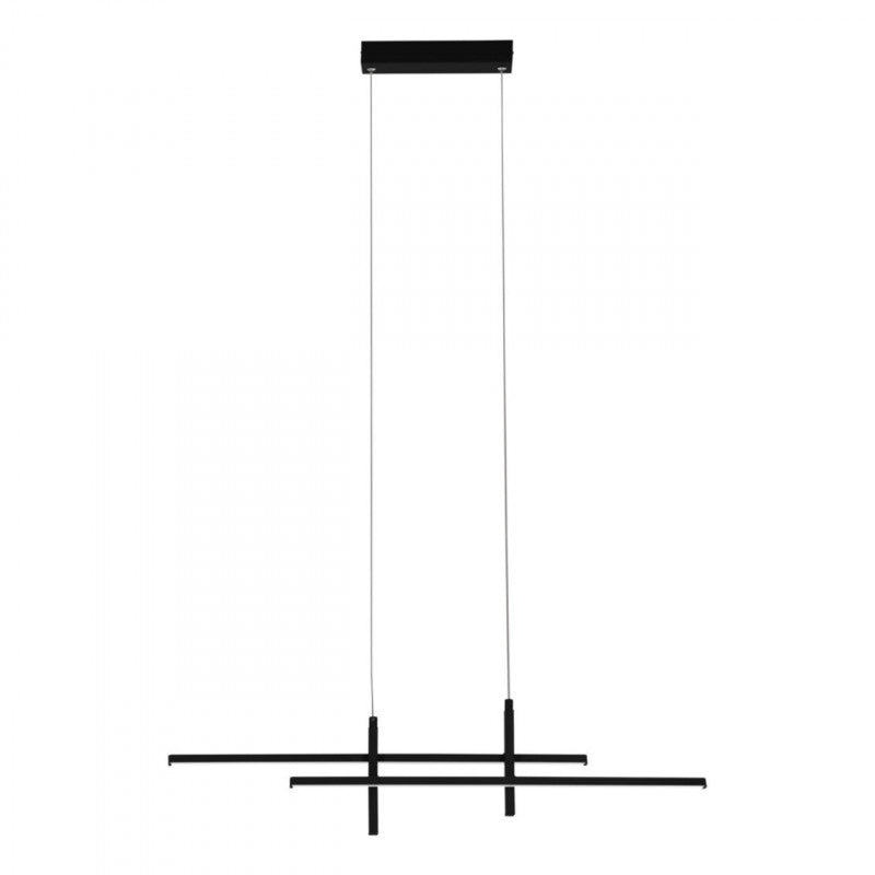 TREPILIANO COLG ALUM NEGRO L1100 H1200 3000K LED 2500LM IP20
