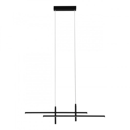 TREPILIANO COLG ALUM NEGRO L1100 H1200 3000K LED 2500LM IP20