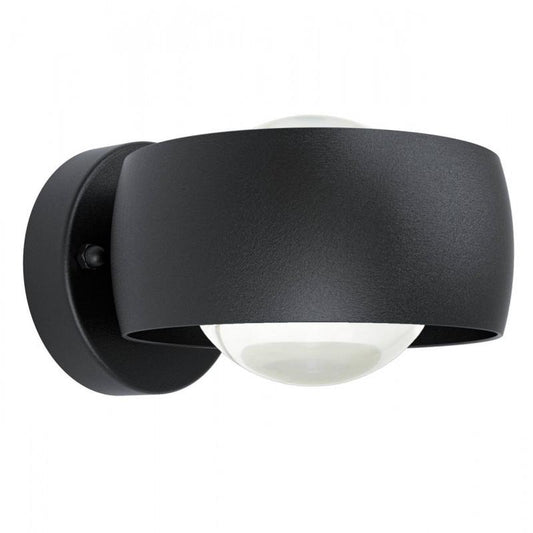 TREVIOLO 1 APLIQUE ALUM NEGRO 160X85 LED 460lm 2X2W IP44