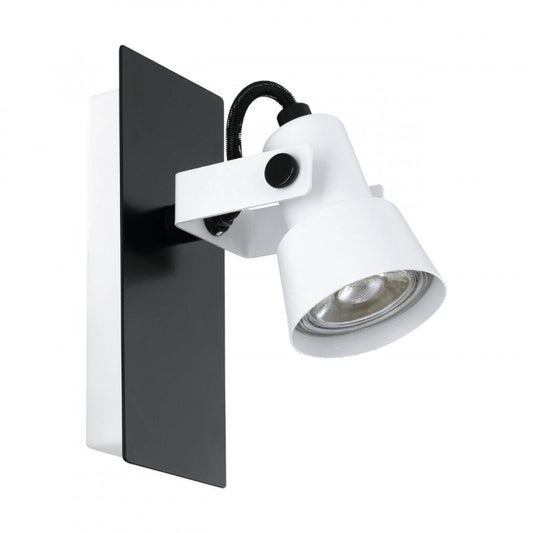 TRILLO FOCO SP BLANCO NEGRO L165 1X5W GU10 LED 400lm