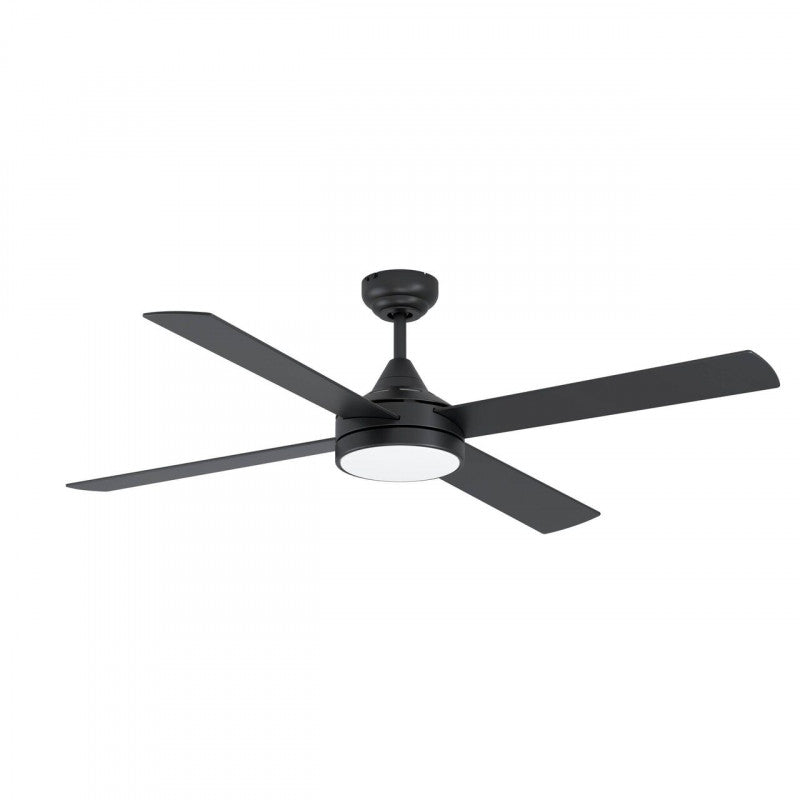 TRINIDAD VENTILADOR ACERO NEGRO H320 DM1220 3450K LED IP20