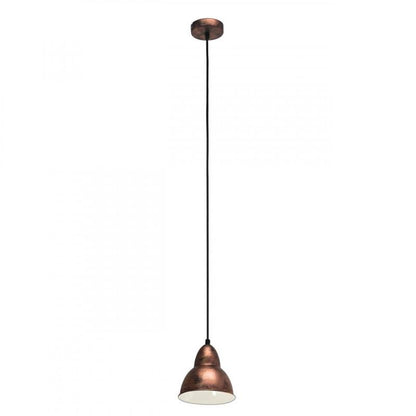 TRURO LAMP COLGANTE COBRE ENVEJECIDO DM155 1X60W E27 IP20