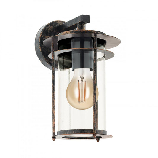VALDEO LAMP APLIQUE ACER ZINC COBRE L165 H275 E27 1X60W IP44
