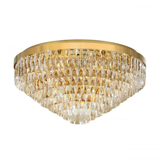 VALPARAISO TECHO ACERO DORADO H385 DM780 E14 16X40W IP20
